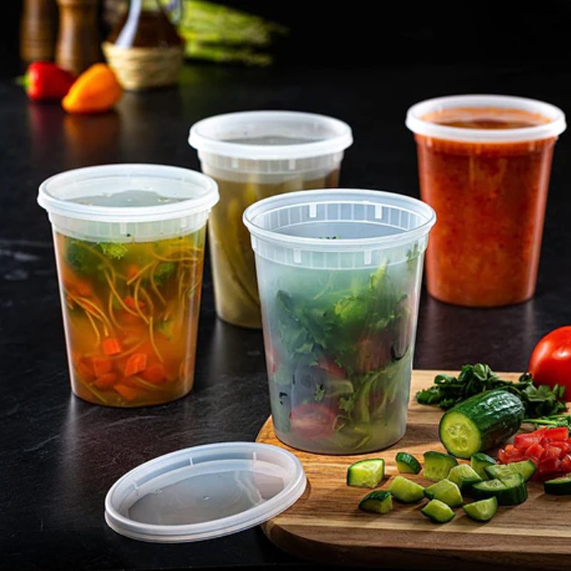 Meal Prep Bowl - حاويات تخزين الطعام مع أغطية ،