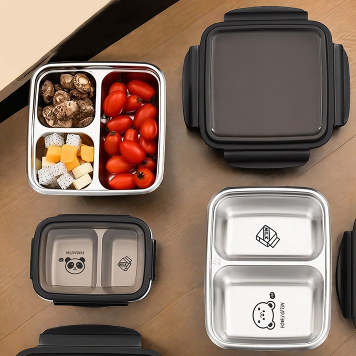 WORTHBUY 2/3 شبكات 304 صندوق غ - مراجعة Meal Prep Bowl وسعره