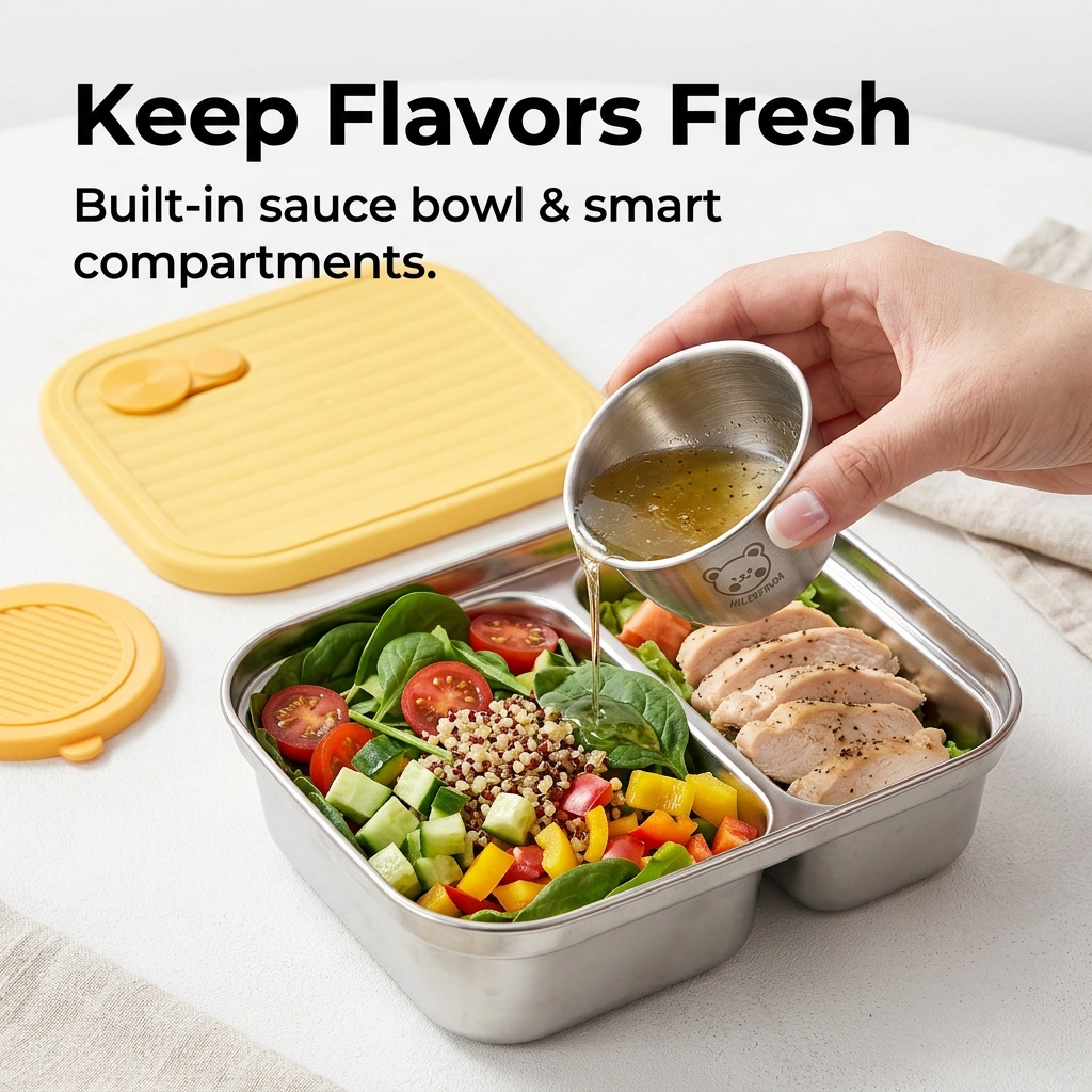 حاوية طعام من الفولاذ المقاوم  - مراجعة Meal Prep Bowl وسعره